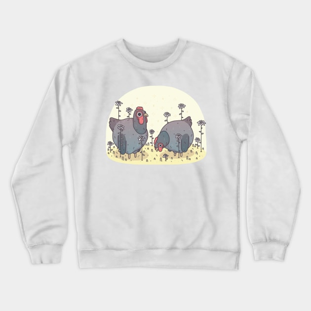 Chickens! Crewneck Sweatshirt by odsanyu